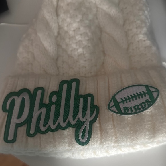 Philly Birds Knit Beanie with Pom - Picture 2 of 5
